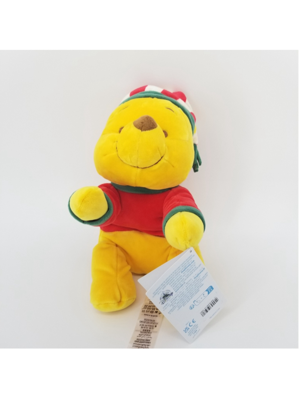 Disney Winnie the Pooh Holiday Cuddleez Medium Plush NWT